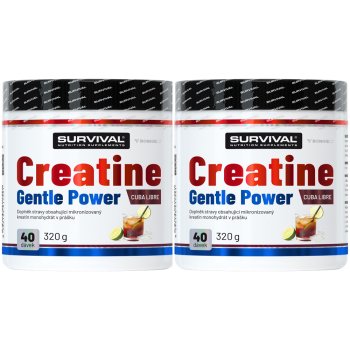 Survival Creatine Monohydrate 320 g, cuba libre - AKCE 1+1