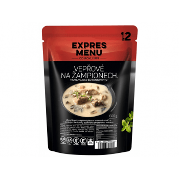 EXPRES MENU Vepřové na žampionech 600 g (2 porce)