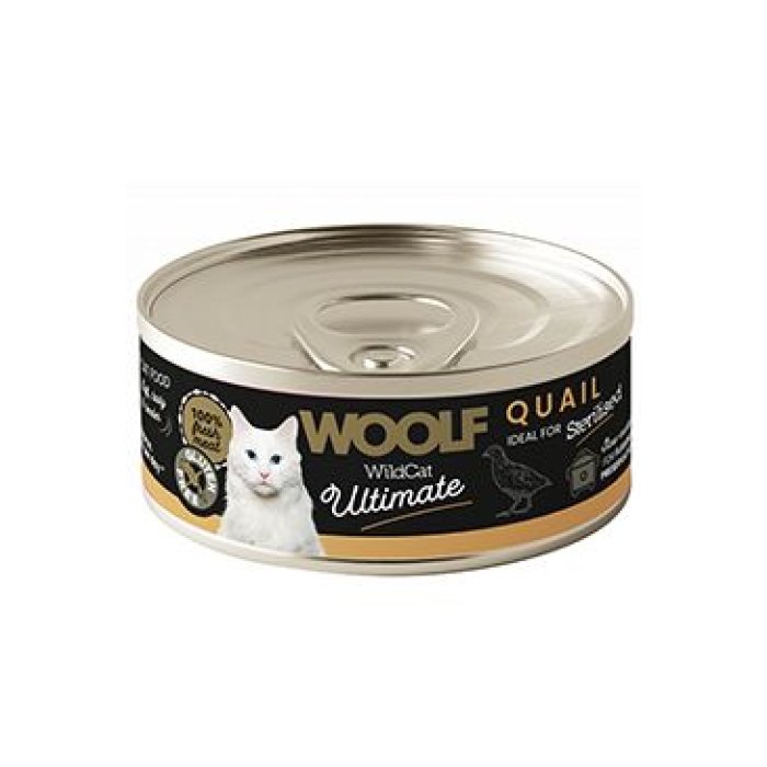 WOOLF Wildcat Ultimate konz Quail pate 85 g