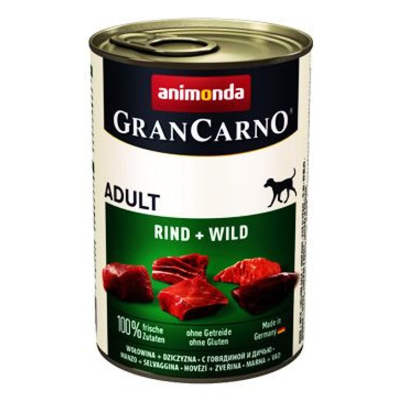 Animonda pes GRANCARNO konz. ADULT hovězí/zvěřina 400 g