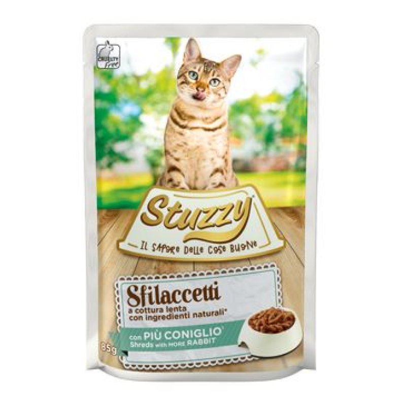 Stuzzy Cat kapsa Adult králík 85 g