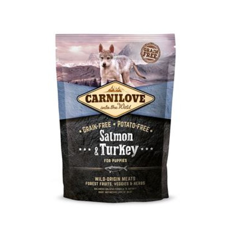 Carnilove Dog Salmon & Turkey for Puppies 1,5 kg