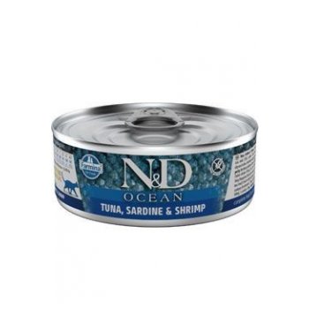 N&D CAT OCEAN Adult Tuna & Sardine & Shrimps 70 g