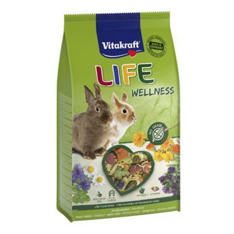 Vitakraft Rodent Rabbit Life Wellnes 600 g