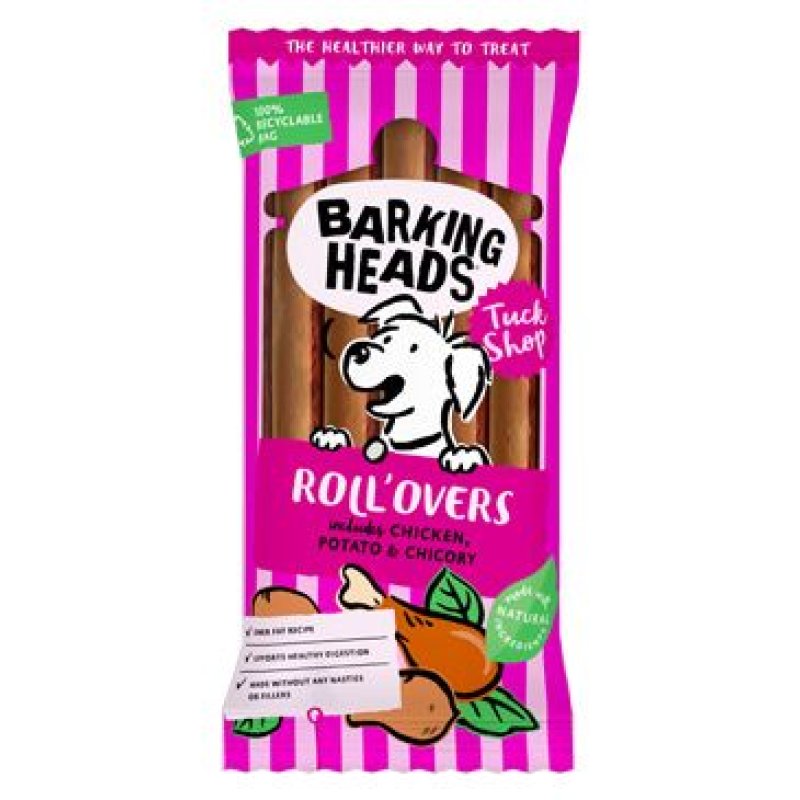 BARKING HEADS Treats tuck shop Roll'overs 150 g