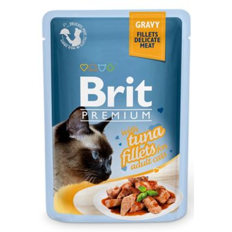 Brit Premium Cat D Fillets in Gravy With Tuna 85 g