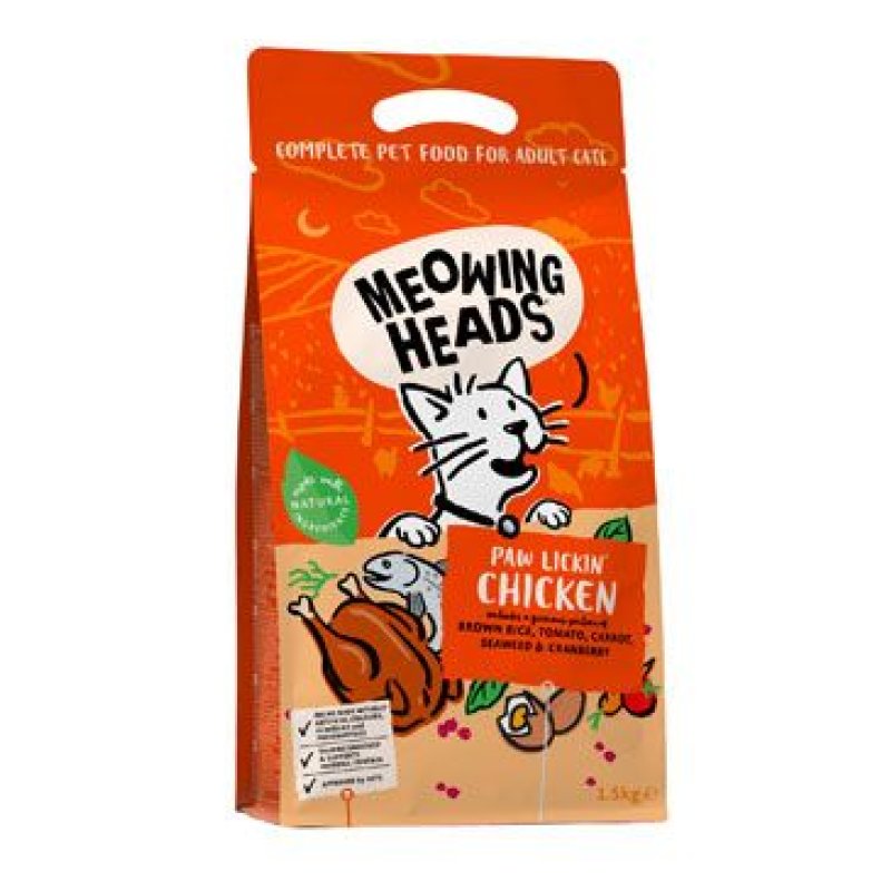 MEOWING HEADS Paw Lickin’ Chicken 1,5 kg