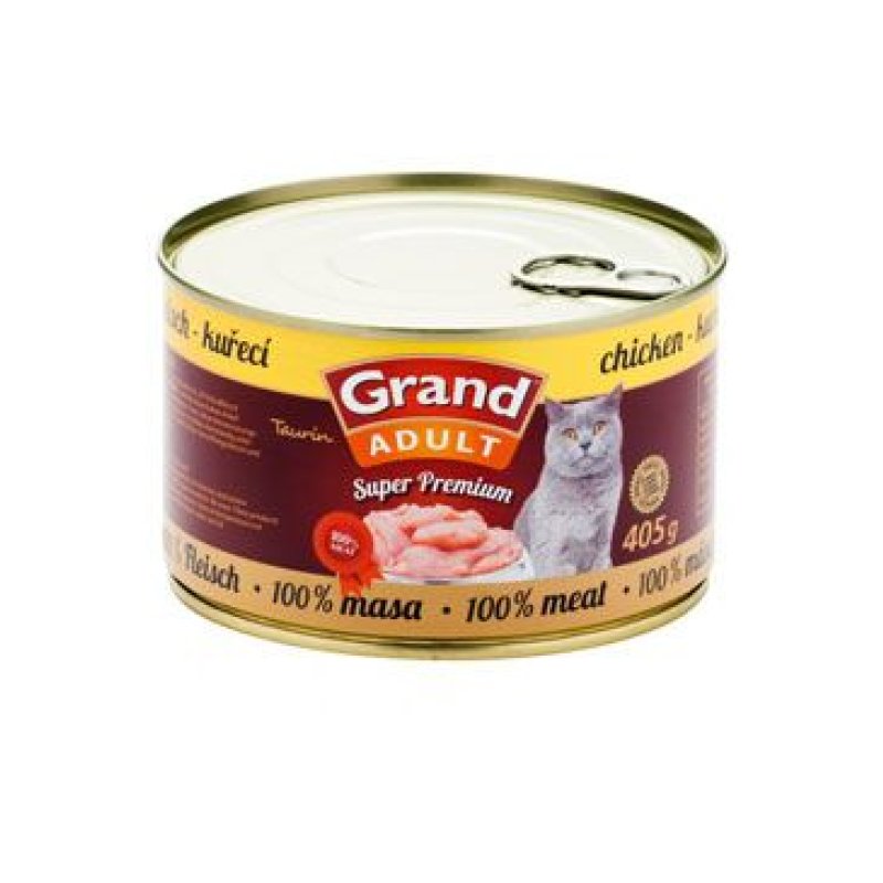 GRAND konz. Superpremium kočka kuřecí 405 g