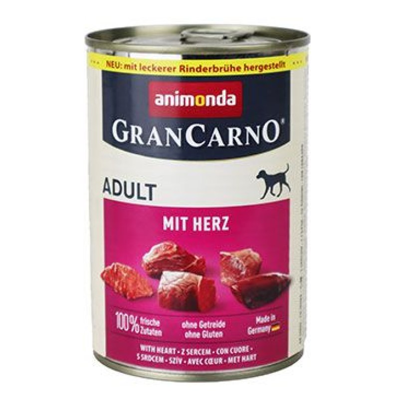 Animonda pes GRANCARNO konz. ADULT srdce 400 g