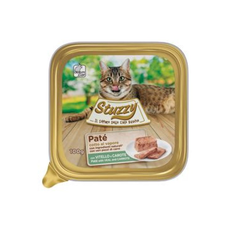 Stuzzy Cat vanička Adult Paté telecí/mrkev 100 g