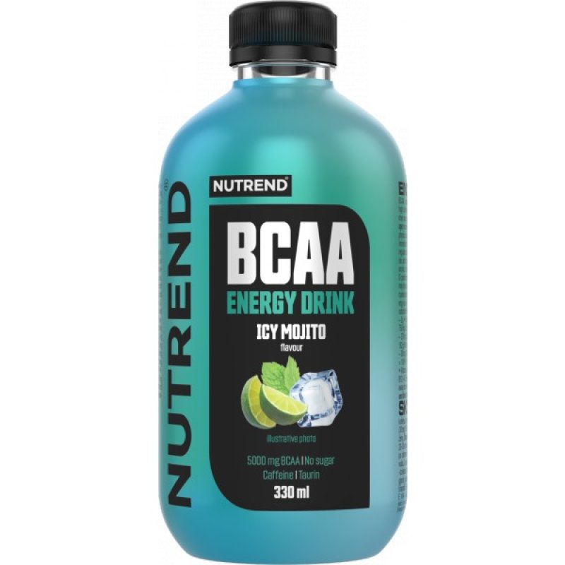 Nutrend BCAA Energy Drink - 330 ml, ledové mojito