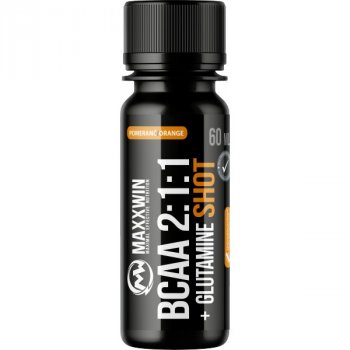 MaxxWin BCAA + Glutamine Shot 60 ml, pomeranč