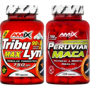 Amix TribuLyn Max 90 % 90 cps + Peruvian Maca 120 cps