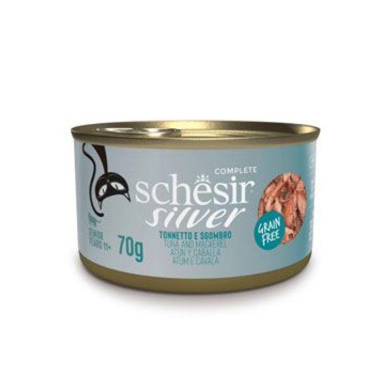 Schesir Cat konz. Senior Wholefood tuňák/makrela 70 g