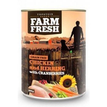 Farm Fresh Dog Chicken & Herring + Cranberries konzer 800 g