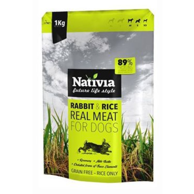 Nativia Real Meat Rabbit & Rice 8 kg