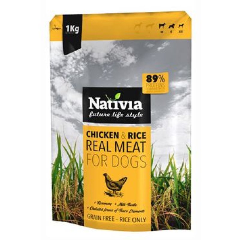 Nativia Real Meat Chicken & Rice 8 kg