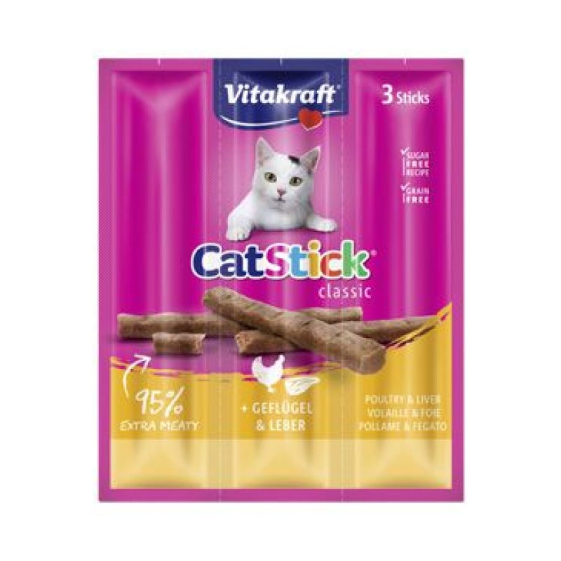 Vitakraft Cat Stick Clasic Poultry/Liver 3 ks