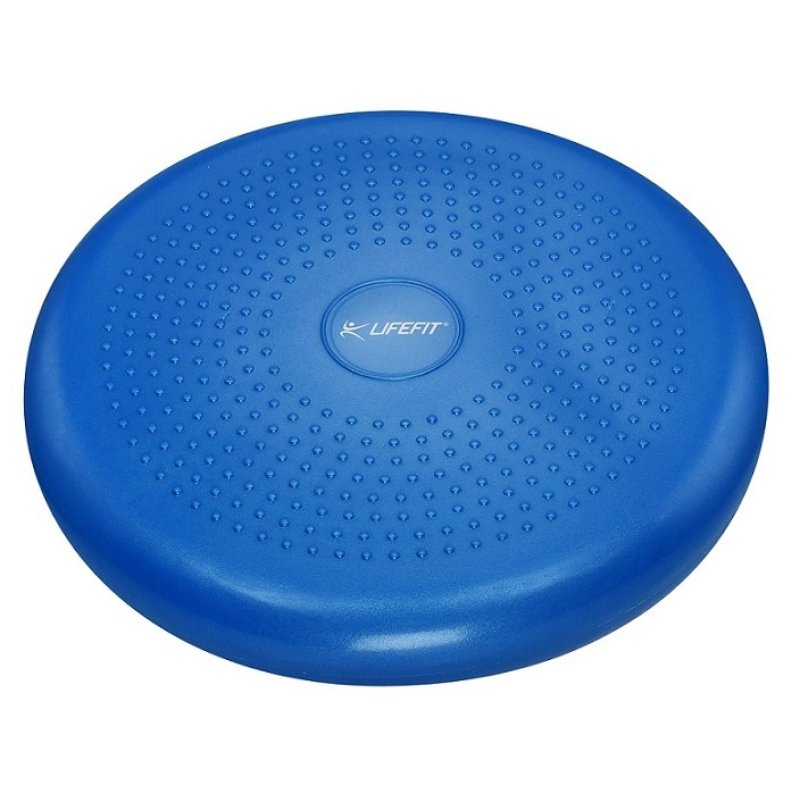 Balanční masážní polštářek LIFEFIT BALANCE CUSHION 33cm, modrý