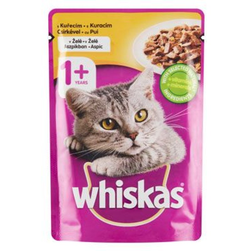 Whiskas kapsa s kuřecím v želé 100 g