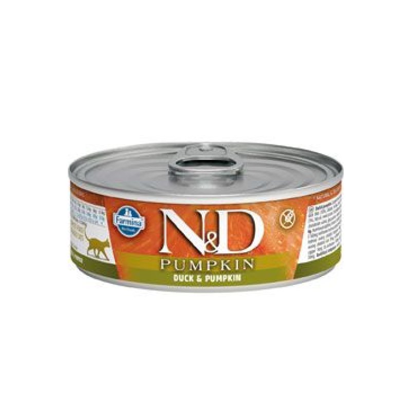 N&D CAT PUMPKIN Adult Duck & Pumpkin 80 g