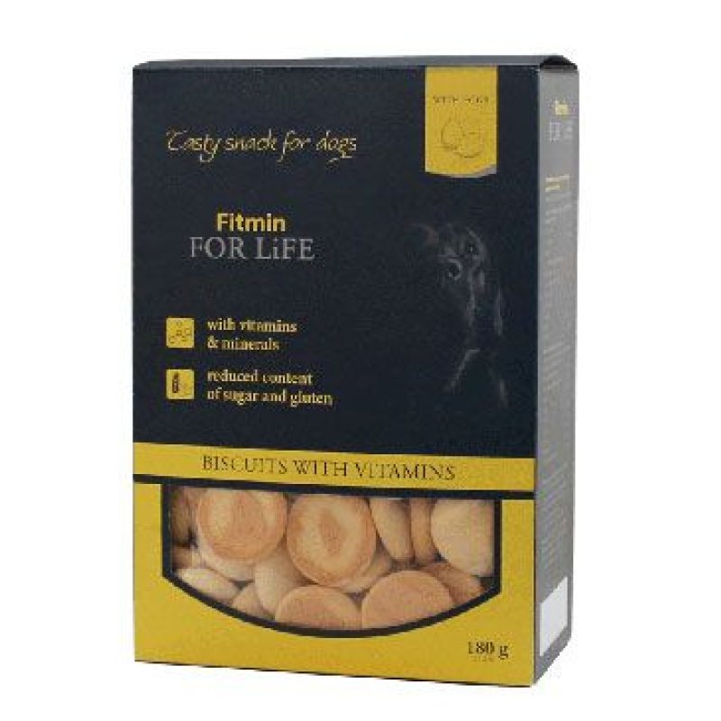 Piškoty FITMIN FOR LIFE pro psy 180 g