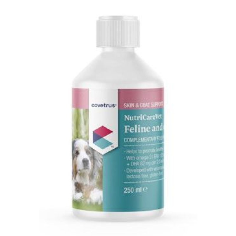 NutriCareVet Skin&Coat support Can.+Fel. 250 ml CVET