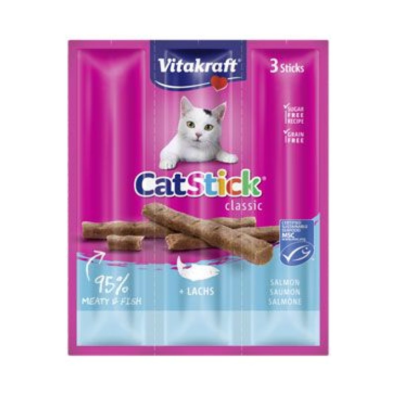 Vitakraft Cat Stick mini Salmon 3 x 6 g