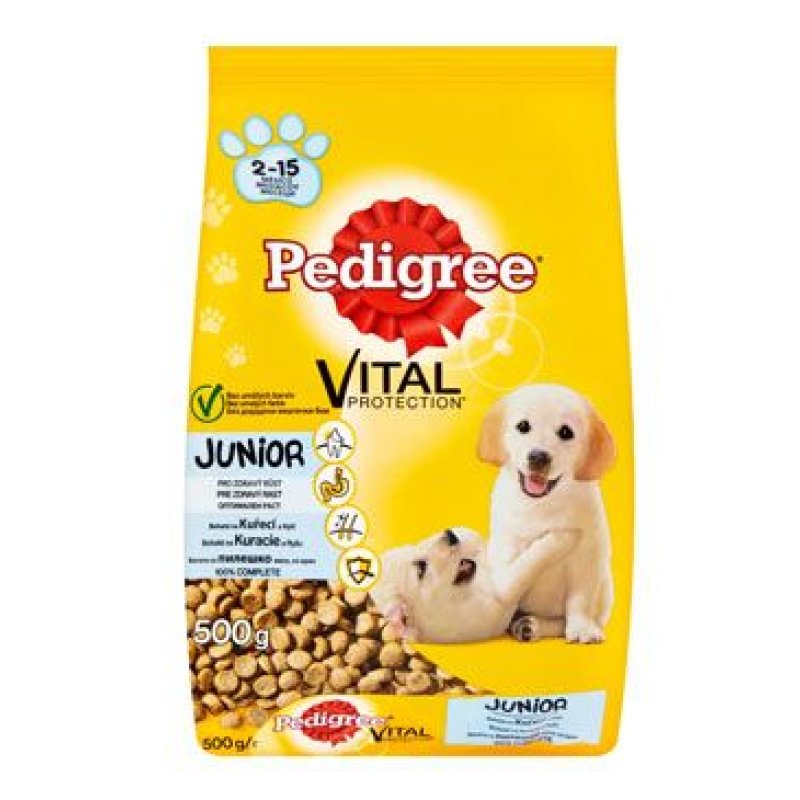 Pedigree Dry Junior kuřecí s rýží 500 g