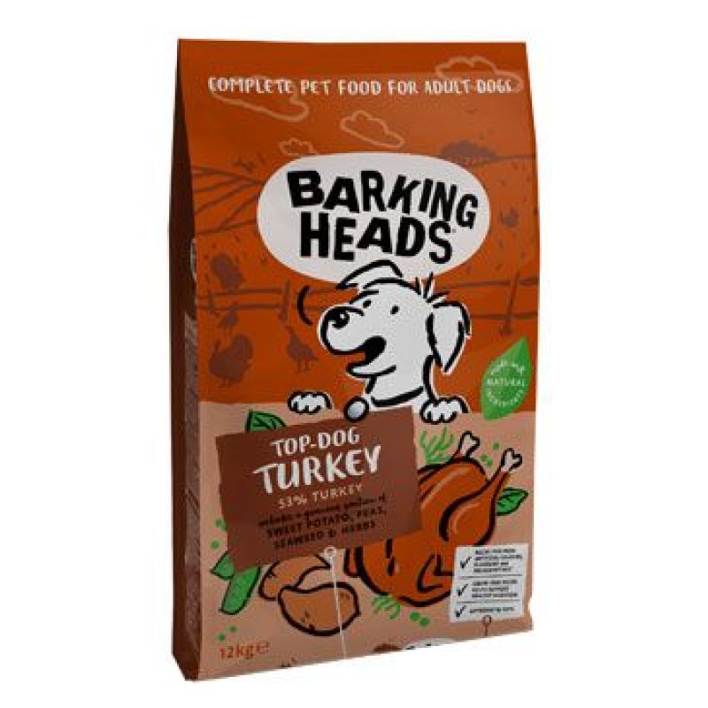 BARKING HEADS Top Dog Turkey 12 kg