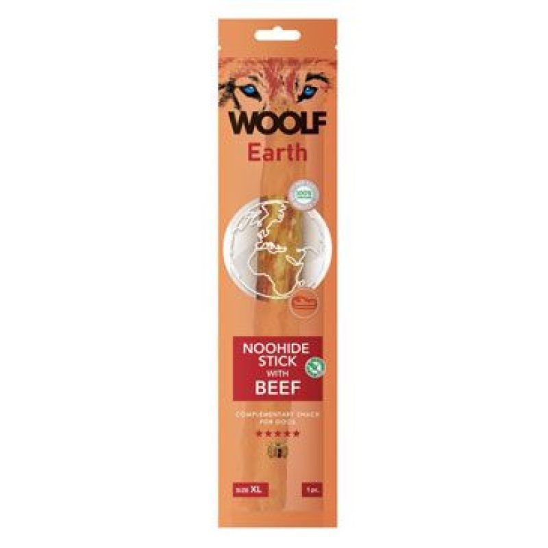 Woolf pochoutka Earth NOOHIDE XL Stick with Beef 85 g