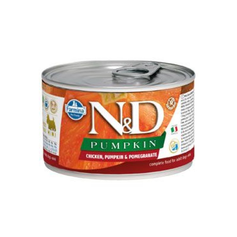 N&D DOG PUMPKIN Adult Chicken & Pomegranate Mini 140 g