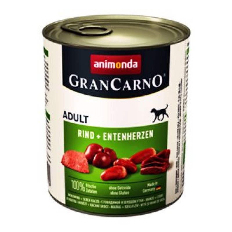 Animonda pes GRANCARNO konz. ADULT hov/kach.srdce 800 g