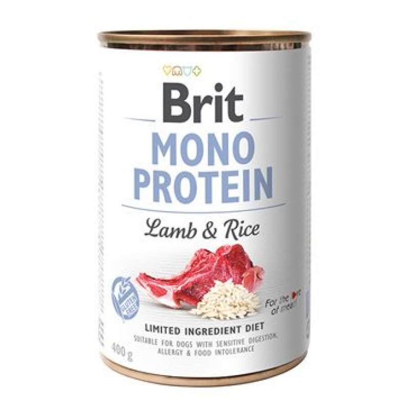 Brit Dog konz Mono Protein Lamb & Brown Rice 400 g