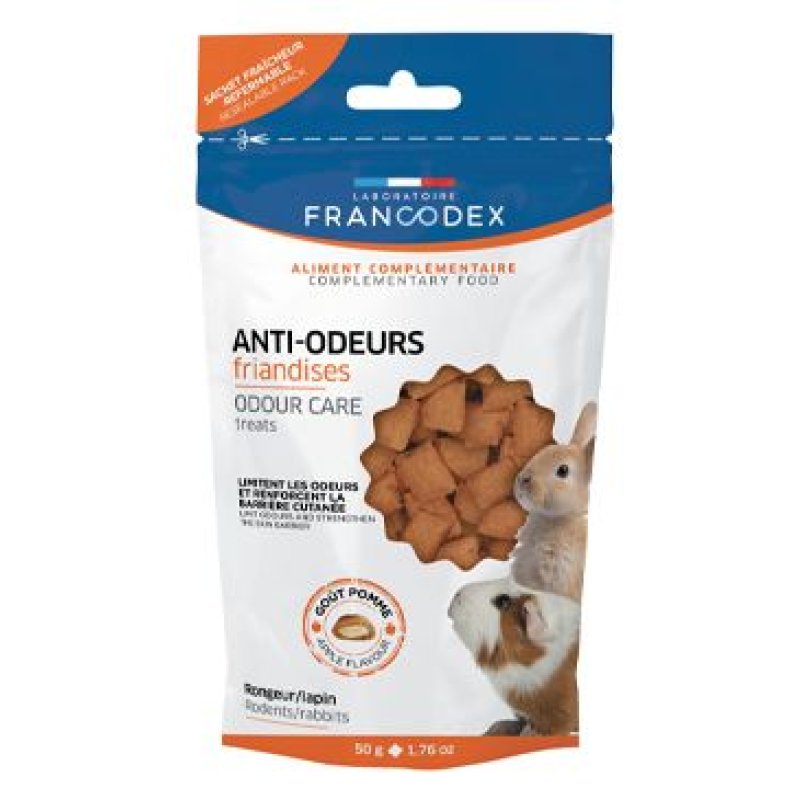 Francodex Pochoutka Odour care hlodavci 50 g