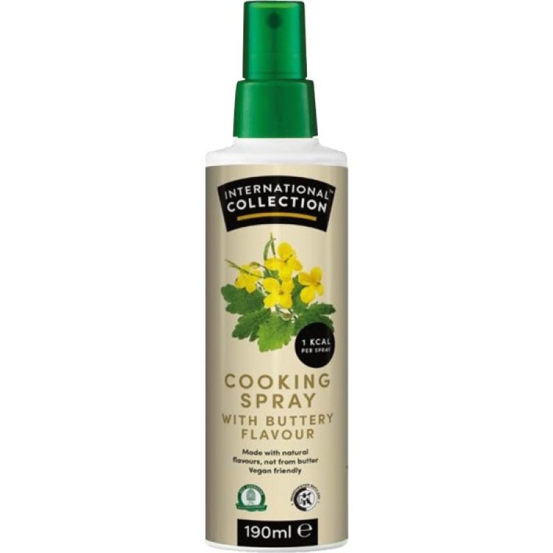 International Collection Cooking Spray - 190 ml, s máslovou příchutí