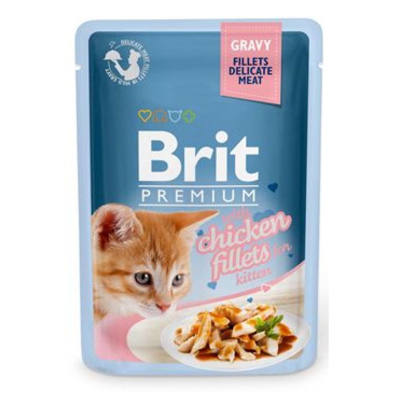 Brit Premium Cat D Fillets in Gravy for Kitten 85 g