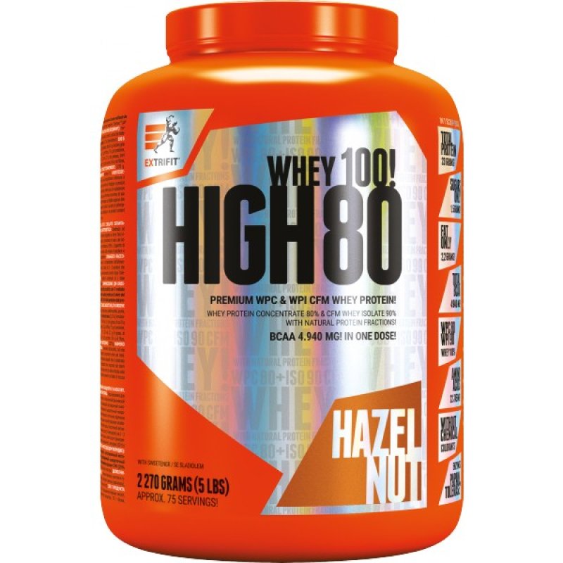 Extrifit High Whey 80 - 2270 g, čokoláda