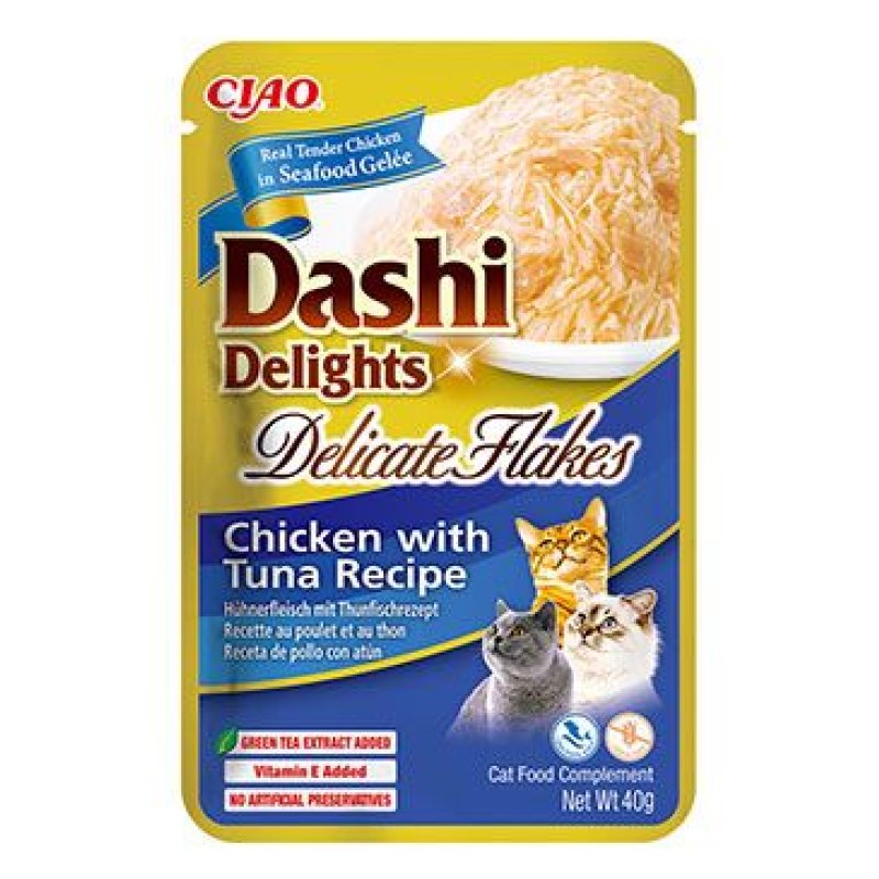 Churu Cat Dashi Delights Deli Flakes Chick&Tuna 40 g