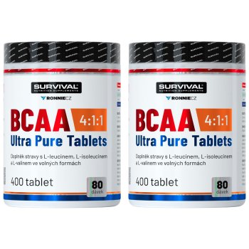 Survival BCAA 4:1:1 Ultra Pure Tablets 400 tbl - AKCE 1+1