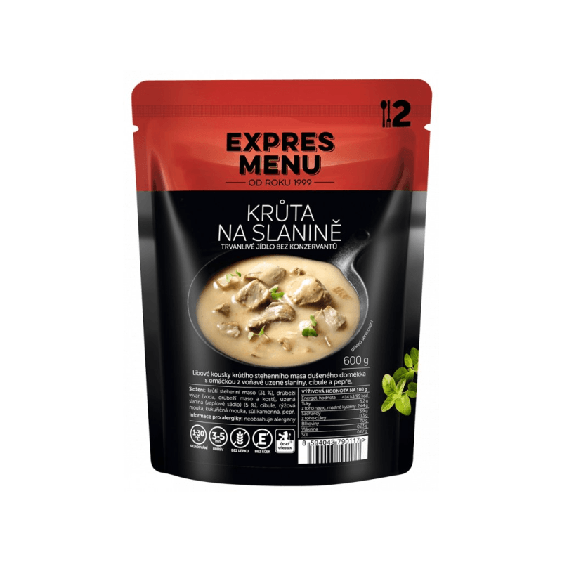 EXPRES MENU Krůta na slanině 600 g (2 porce)