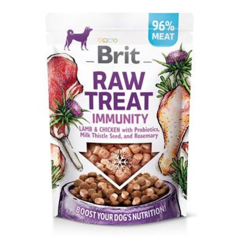 Brit Raw Treat Dog Immunity, Lamb&Chicken 40g