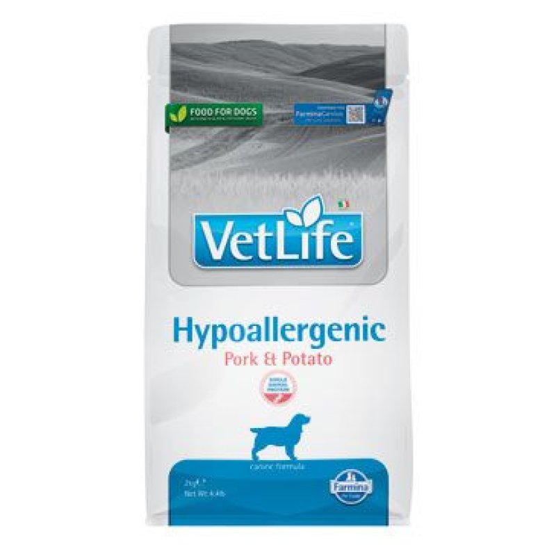 Vet Life Natural DOG Hypo Pork & Potato 2 kg