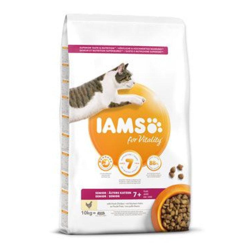 Iams Cat Senior Chicken 10 kg