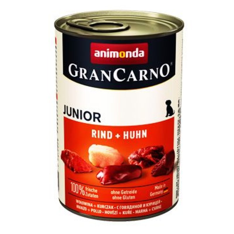 Animonda pes GRANCARNO konz. JUNIOR kuře/hovězí 400 g