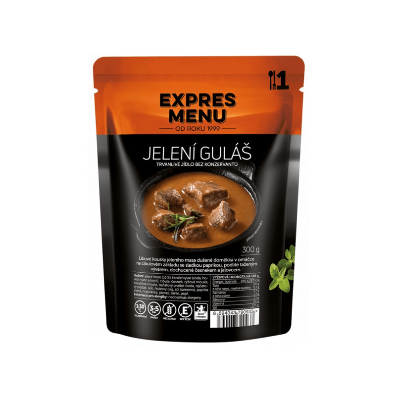 EXPRES MENU Jelení guláš 300 g (1 porce)