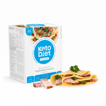 KetoDiet Proteinová omeleta – příchuť slanina (7 porcí)