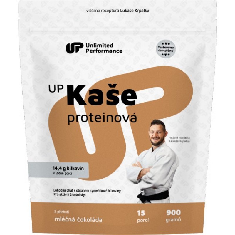 Unlimited Performance UP kaše proteinová - 900 g, vanilka s mákem