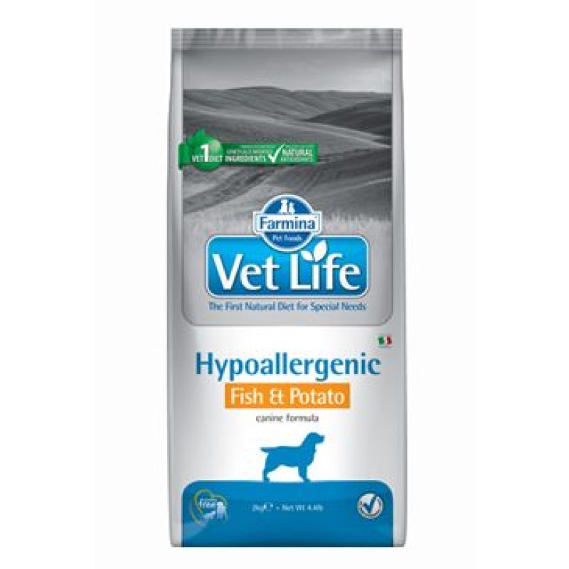 Vet Life Natural DOG Hypo Fish & Potato 2 kg