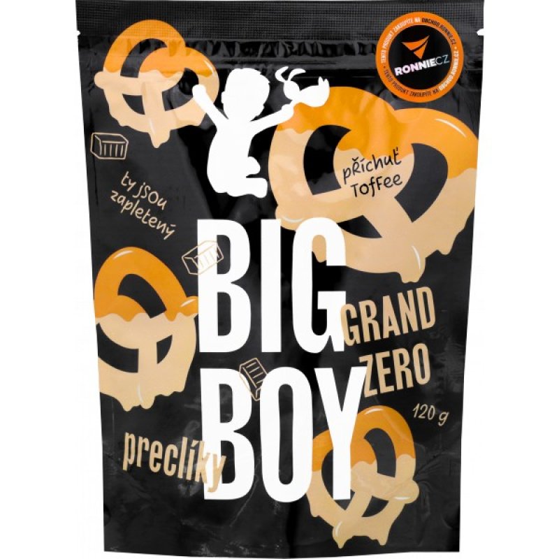 Big Boy Preclíky s čokoládou 120 g, mléčná čokoláda